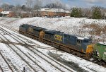 CSX 5337 & 5370 lead train F741-21 southbound